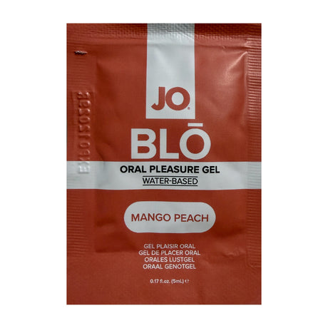 Gleitgel JO Blo Mango Pfirsich für Oralsex Sachet 5 ml