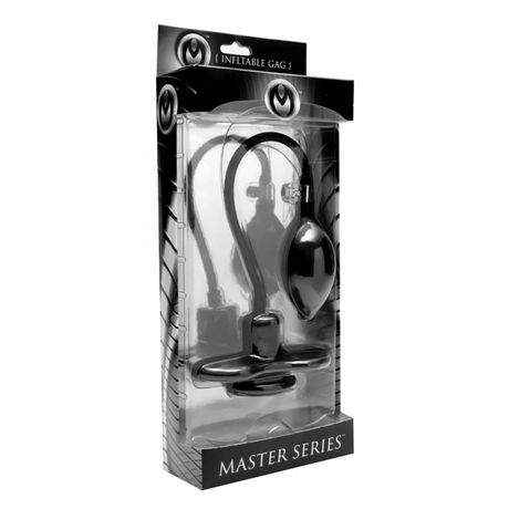 Knebel Inhibitor aufblasbar Schwarz 40,6 cm