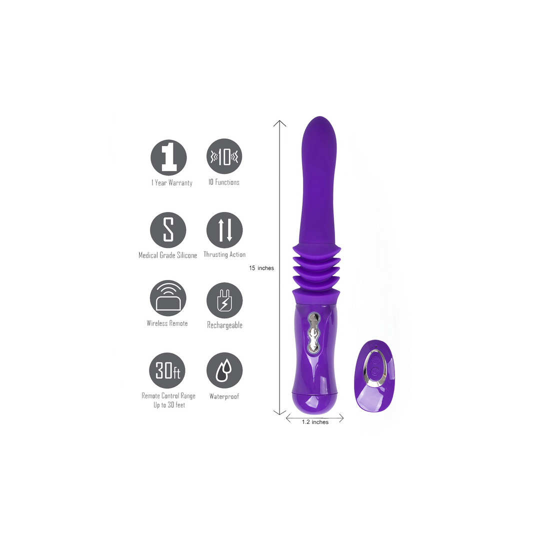 Sexmaschine Monroe Violett 22,9 x Ø 3 cm