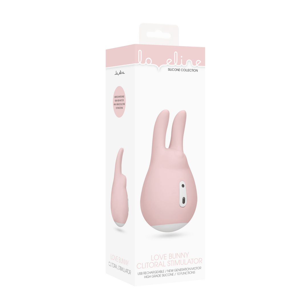 Klitoris-Stimulator Love Bunny Pink 9,4 x Ø 5 cm