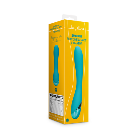 G-Punkt-Vibrator Silikon glatt Blau 14 x Ø 3,5 cm
