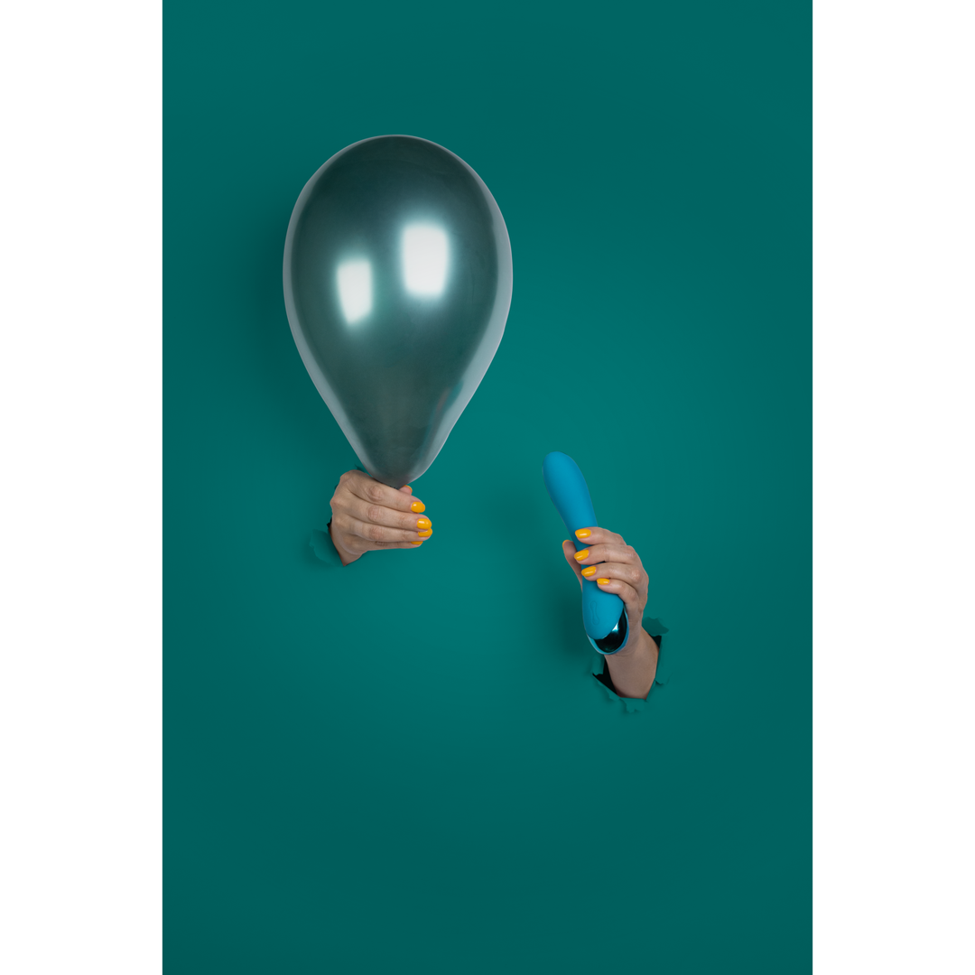 G-Punkt-Vibrator Silikon glatt Blau 14 x Ø 3,5 cm