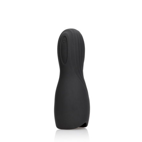 Masturbator-Sleeve mit Vibration Schwarz 6,4 cm