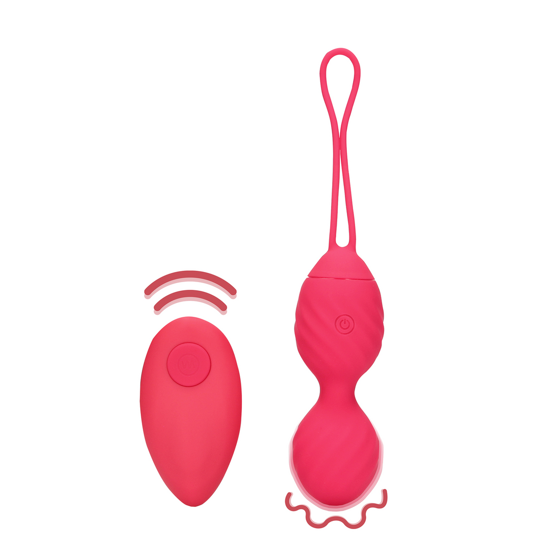 Vibro-Ei mit Fernbedienung Pink 10,1 x Ø 3,4 cm