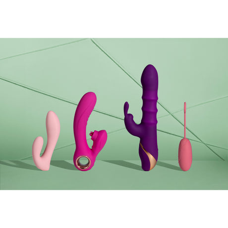 G-Punkt-Vibrator Silikon ultraweich Cherry Chiffon 10,4 x Ø 3,4 cm