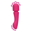 Massagestab Silikon ultraweich beidseitig Prestone Pink 7,5 x Ø 3,7 cm