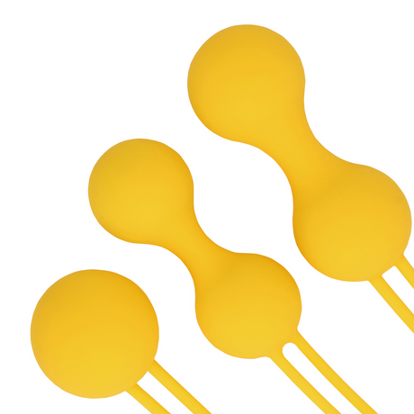Liebeskugeln-Übungsset Lemonade Yellow 7,6 x Ø 2,9 cm