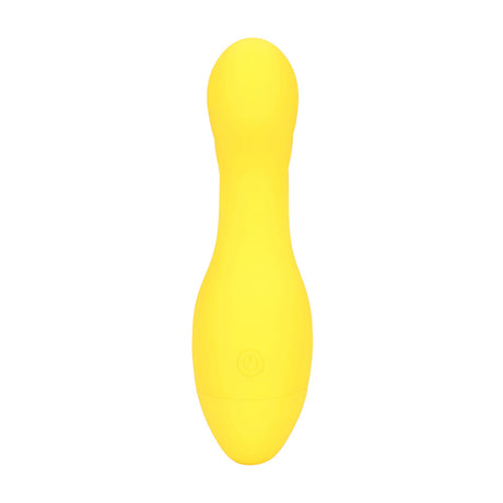 Mini-Vibrator gebogen Gelb 9 x Ø 4,1 cm