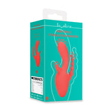 Mini-Vibrator mit Dreifach-Stimulation Rot 7 x Ø 4,1 cm