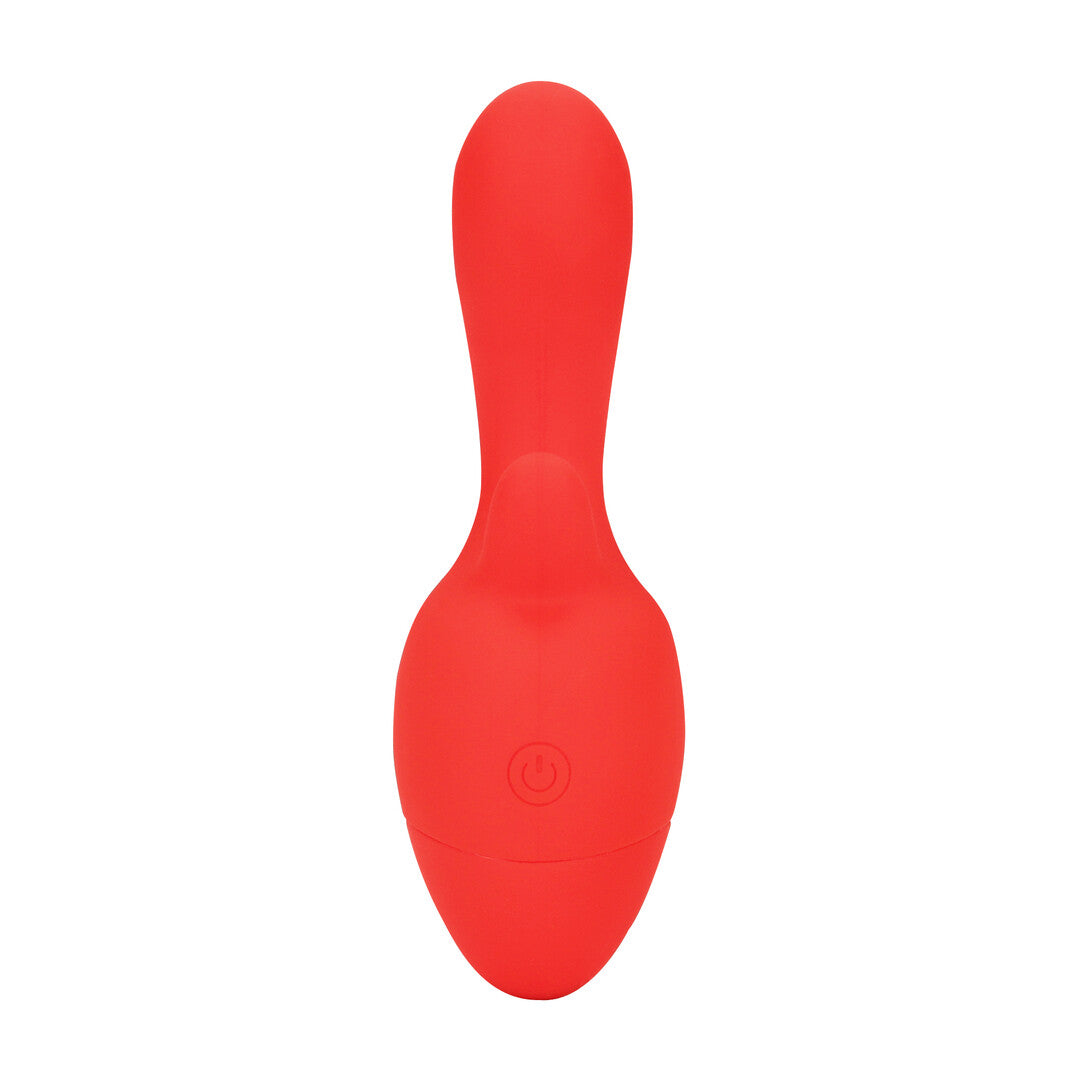 Mini-Vibrator mit Dreifach-Stimulation Rot 7 x Ø 4,1 cm