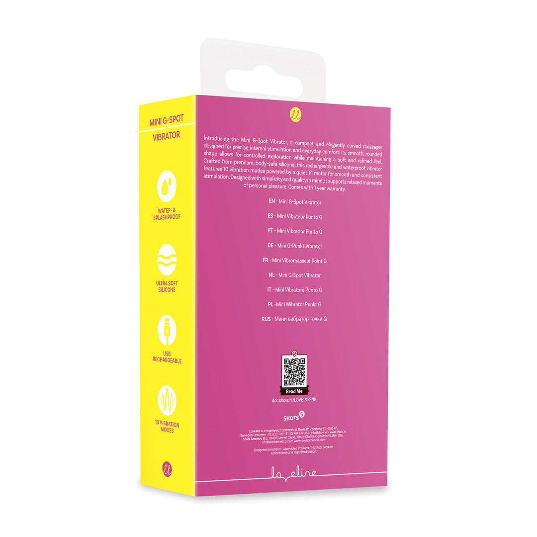 G-Punkt-Vibrator Mini Pink 11,9 x Ø 2,1 cm