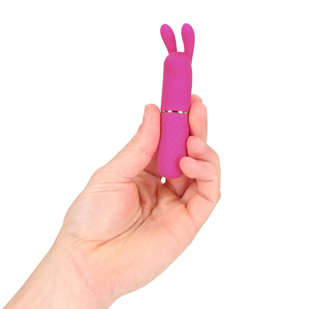 Rabbit-Vibrator Mini Pink 11,1 x Ø 2,2 cm