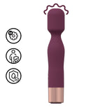 Massagestab Mini Classic Burgunderrot 11,7 x Ø 2,6 cm