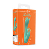 Rabbit-Vibrator Mini Dual Grün 11,9 x Ø 3 cm