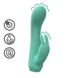 Rabbit-Vibrator Mini Dual Grün 11,9 x 3 cm