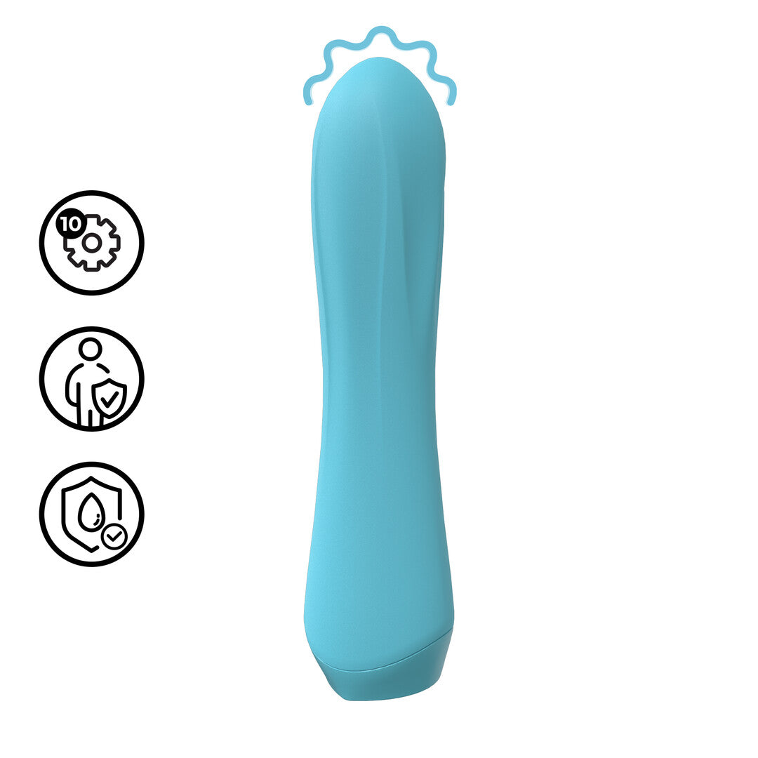 Mini-Vibrator Blau 13,5 x Ø 2,9 cm