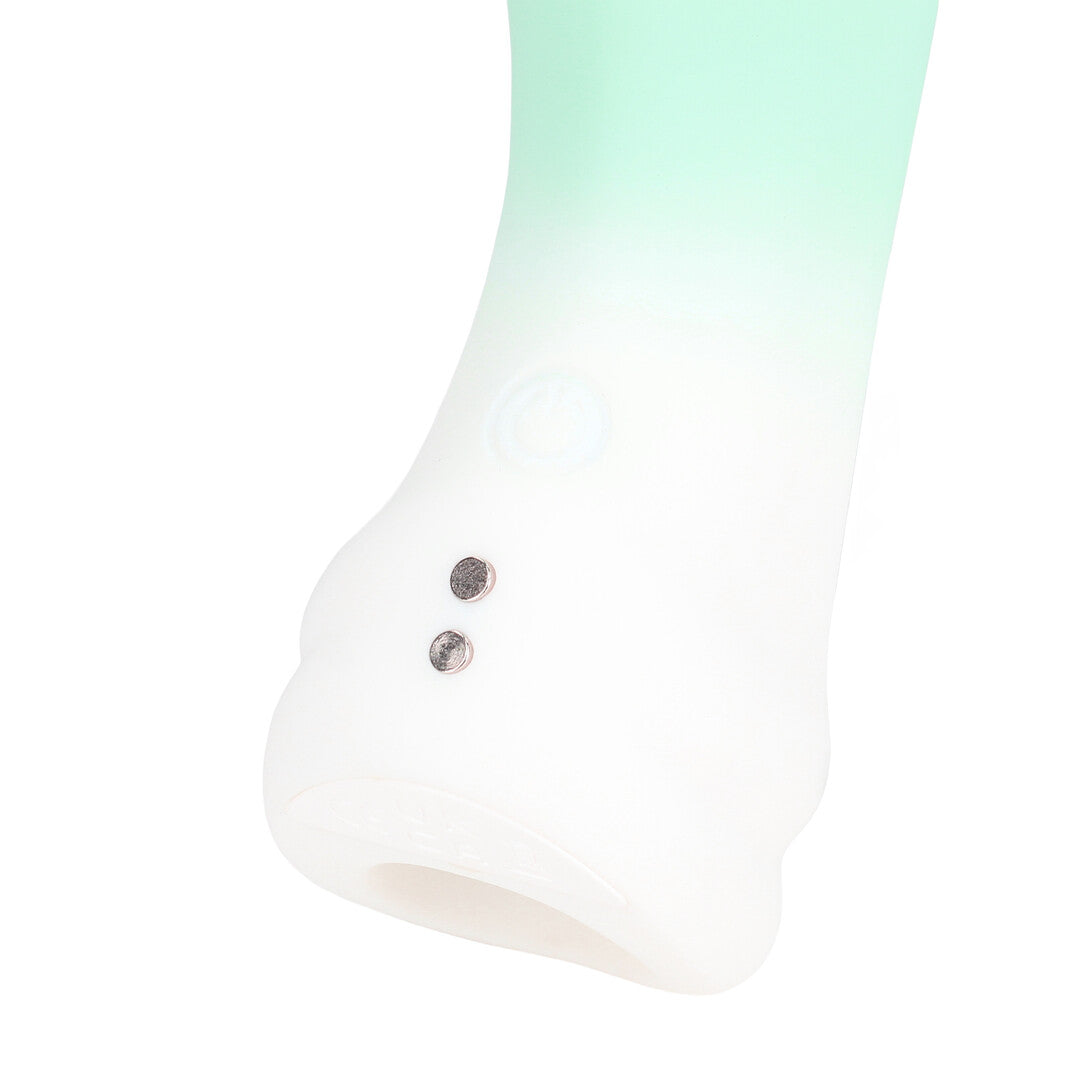 Finger-Vibrator sanft Grün 10,5 x Ø 3,3 cm
