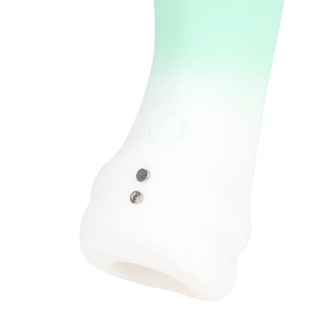 Finger-Vibrator sanft Grün 10,5 x Ø 3,3 cm