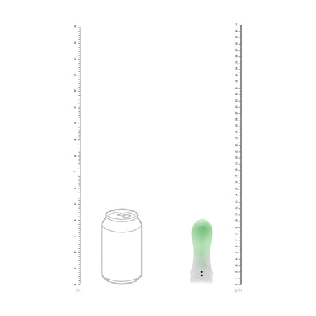 Finger-Vibrator sanft Grün 10,5 x Ø 3,3 cm