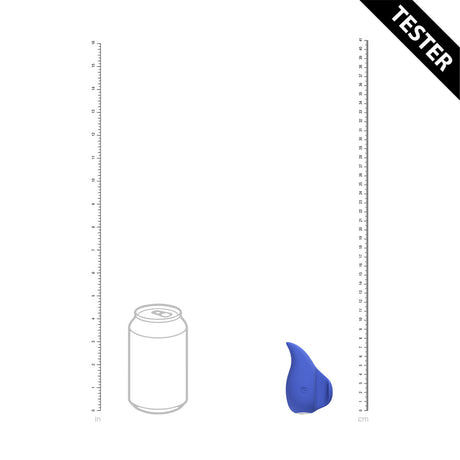 Massagestab Ergo Grip aufliegend Blau 7,5 x Ø 4,8 cm