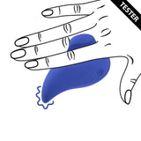 Massagestab Ergo Grip aufliegend Blau 7,5 x Ø 4,8 cm