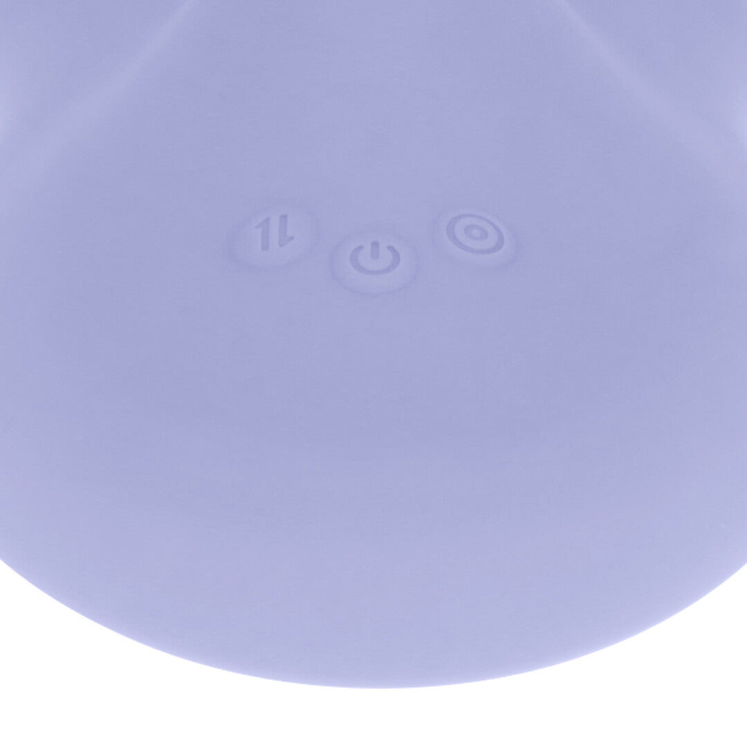 Vibrations-Sitz mit Puls- und Stoßfunktion Violett 22,5 x Ø 3,8 cm