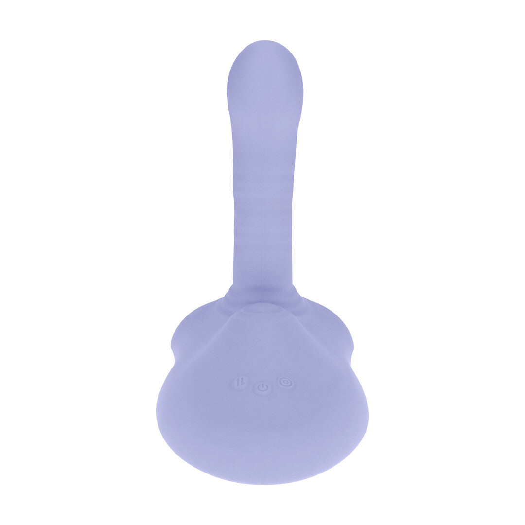 Vibrations-Sitz mit Puls- und Stoßfunktion Violett 22,5 x Ø 3,8 cm