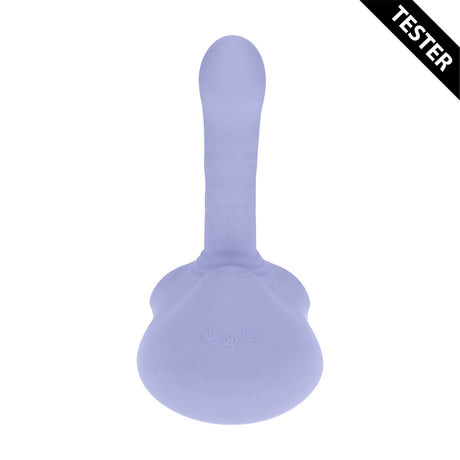 Vibrations-Sitz mit Puls- und Stoßfunktion Violett 22,5 x Ø 3,8 cm