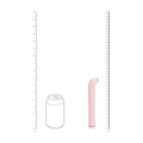 Glas-Vibrator G-Punkt Pink 16 x Ø 2,5 cm