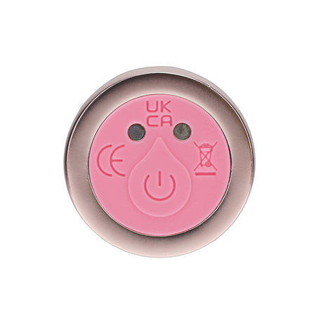 Glas-Vibrator birnenförmig Pink 16 x Ø 2,5 cm