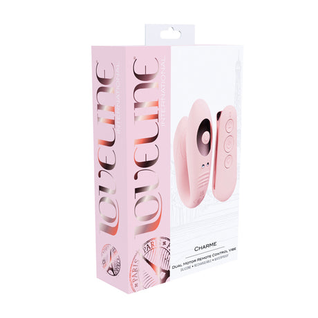 Vibrator Charme mit Fernbedienung und Doppelmotor Pink 6,7 x Ø 2,6 cm