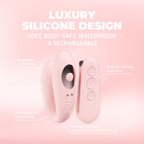 Vibrator Charme mit Fernbedienung und Doppelmotor Pink 6,7 x Ø 2,6 cm