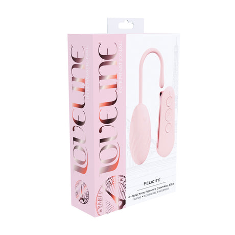 Ei-Vibrator Felicite mit 10 Funktionen Pink 16 x Ø 3,2 cm