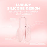 Ei-Vibrator Felicite mit 10 Funktionen Pink 16 x Ø 3,2 cm