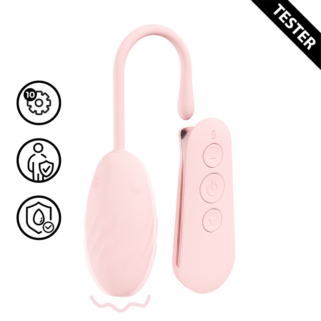 Ei-Vibrator Felicite mit 10 Funktionen Pink 16 x Ø 3,2 cm