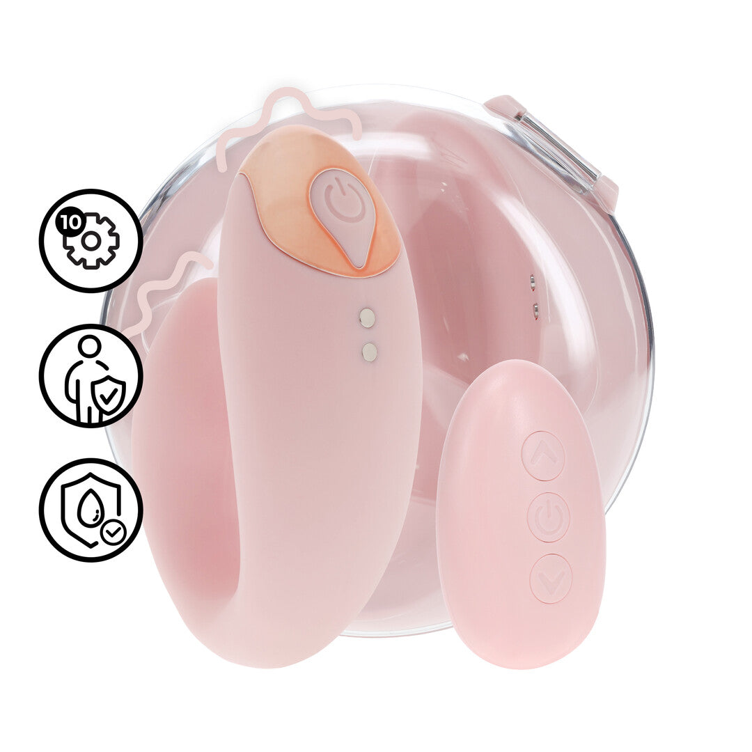G-Punkt-Vibrator Daydream kompakt mit Fernbedienung Blau 8,5 cm