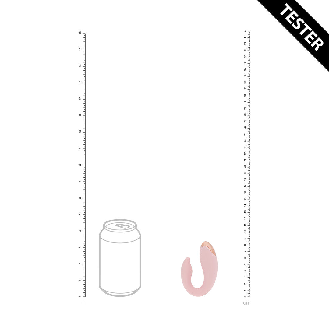 G-Punkt-Vibrator Daydream kompakt mit Fernbedienung Blau 8,5 cm
