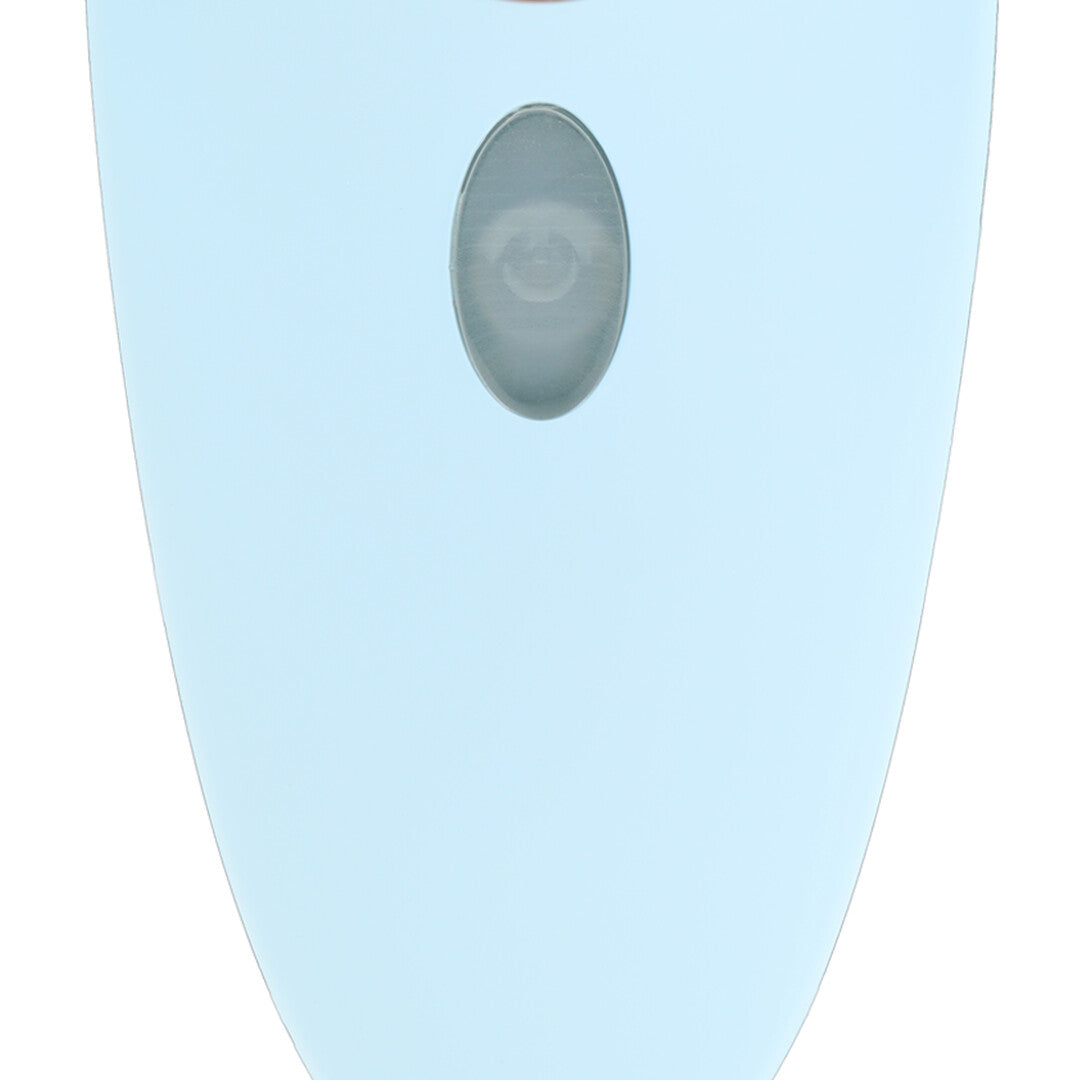 Vibrator Aurie AirTap mit zwei Kopfaufsätzen Blau 12 cm