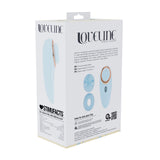 Vibrator Aurie AirTap mit zwei Kopfaufsätzen Blau 12 cm