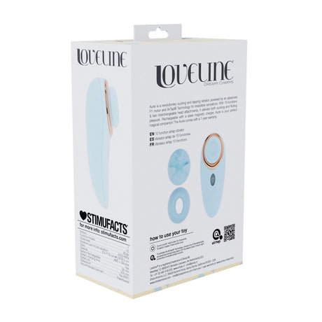 Vibrator Aurie AirTap mit zwei Kopfaufsätzen 12 cm