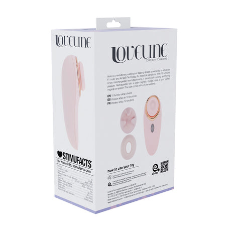 Vibrator Aurie AirTap mit zwei Kopfaufsätzen 12 cm