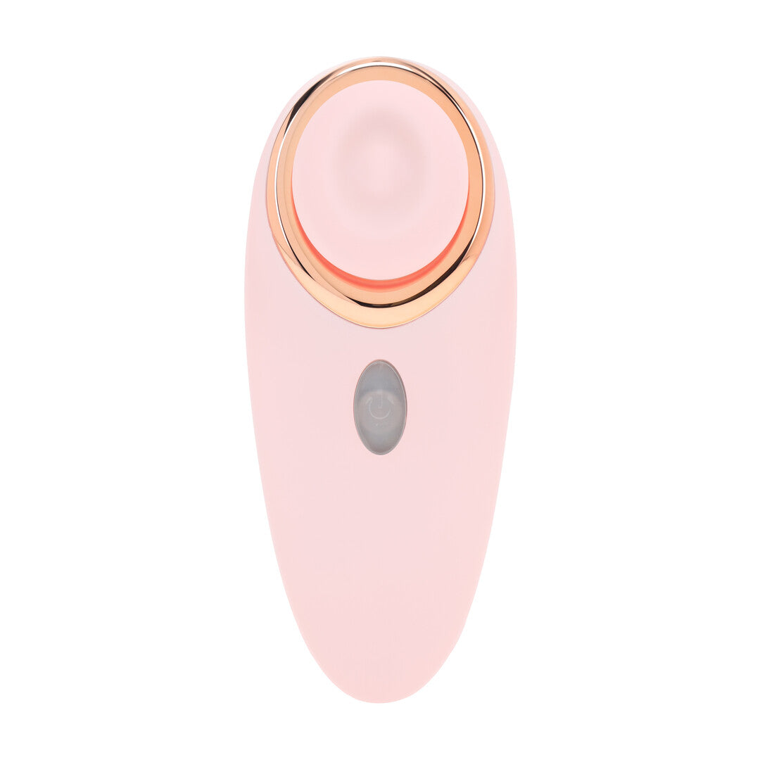 Vibrator Aurie AirTap mit zwei Kopfaufsätzen Blau 12 cm