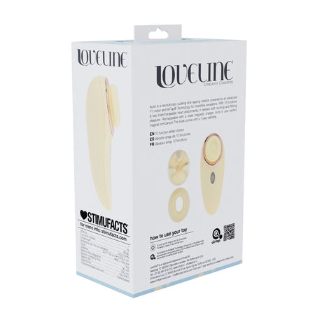 Vibrator Aurie AirTap mit zwei Kopfaufsätzen 12 cm