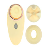 Vibrator Aurie AirTap mit zwei Kopfaufsätzen Blau 12 cm