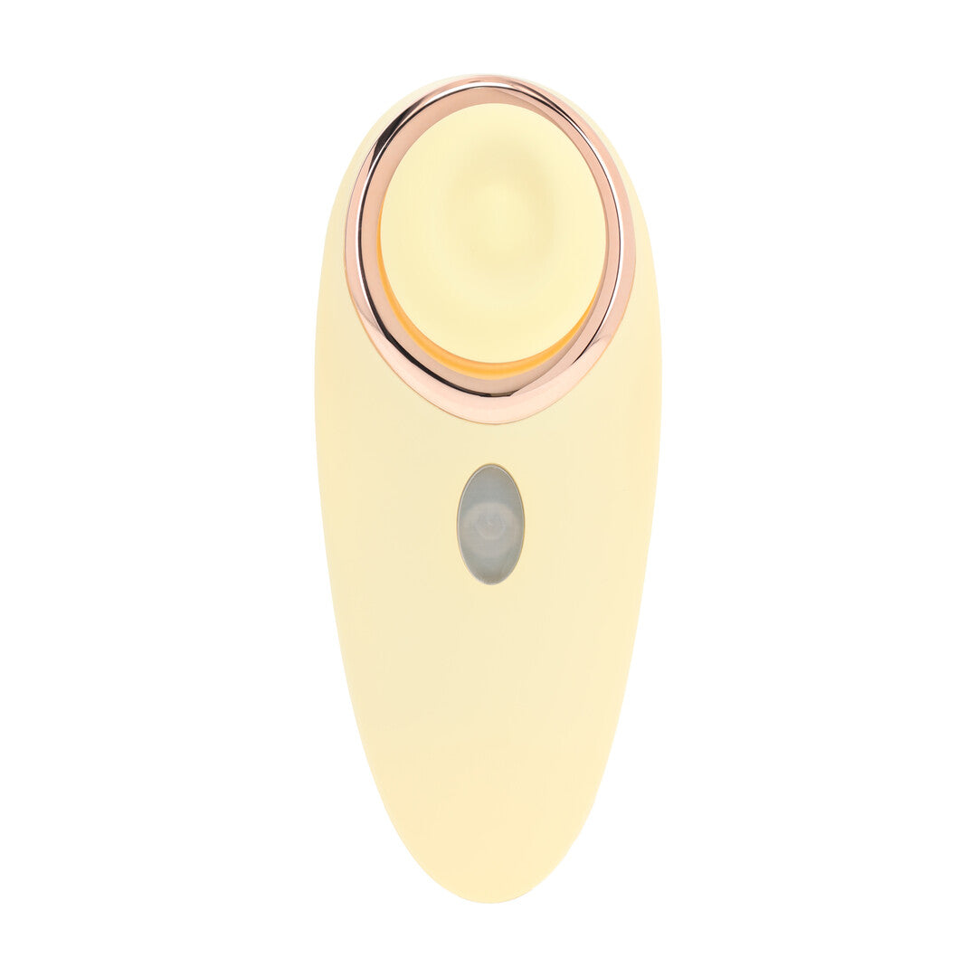 Vibrator Aurie AirTap mit zwei Kopfaufsätzen Blau 12 cm
