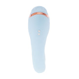 Vibrator Bonnie doppelseitig mit Klopffunktion Blau 11 cm