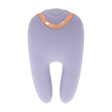 Vibrator Bonnie doppelseitig mit Klopffunktion Blau 11 cm