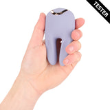 Vibrator Bonnie doppelseitig mit Klopffunktion Blau 11 cm