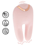 Vibrator Bonnie doppelseitig mit Klopffunktion 11 cm – Ansicht 21