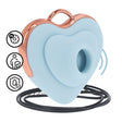 Auflegevibrator Luvie AirTap herzförmig mit Kette 6,5 cm
